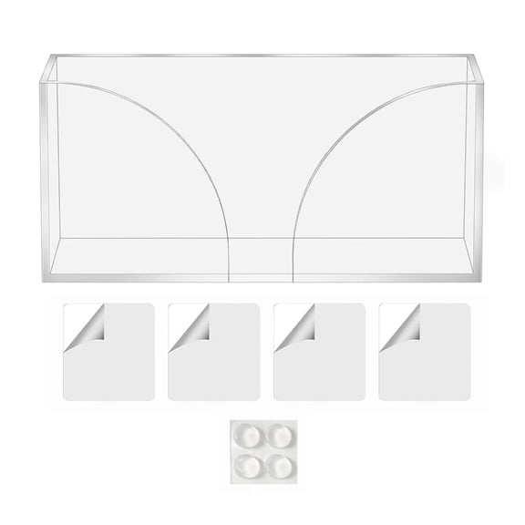 Elegant Kitchens Countertop Towel Dispenser Acrylic Nonslip Base For Home And Restaurant