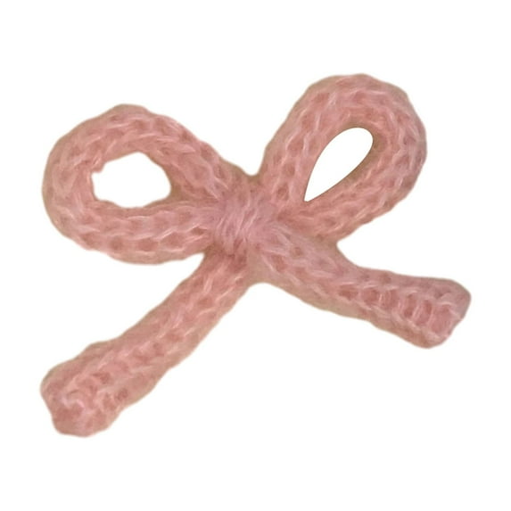 Elegant Knit Bowknot Barrettes French Hair Clip Sweet Duckbill Clip Side Pin Nonslip Braid Clip for Hair Shaping