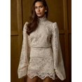 thumbnail image 1 of Elegant Lace Dress with Puff Sleeves, 1 of 1