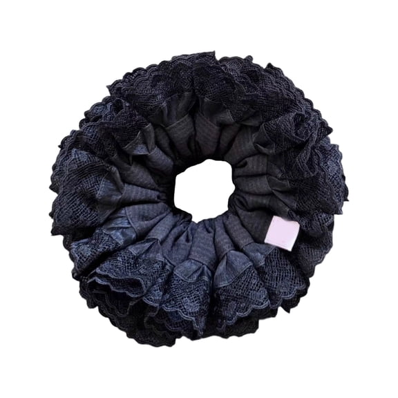 Elegant Lace Scrunchies For Women Soft Hair Ties Practical Hair Accessories Hairpiece For Daily Use And Special Occasion