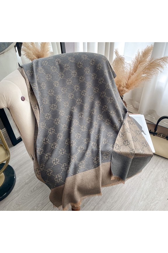 Elegant Ladies Muslim Hijab Golden Thread Scarves With Spring and Autumn Sun Protection Scarf Decoration Shawl Wrap Headscarf