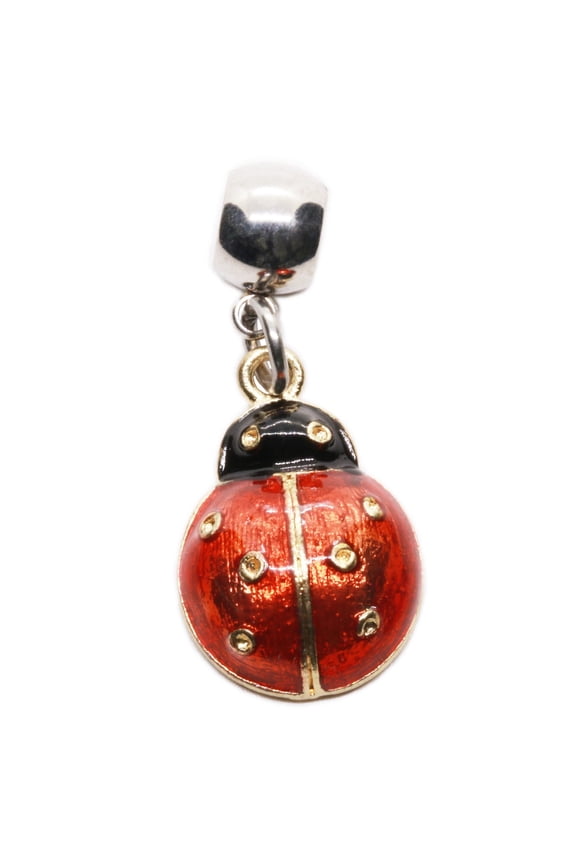 Elegant Lady Bug Charm for Jewelry - Perfect Ladybug Gifts and Accessories for Women and Girls - Exquisite Design for Bracelets, Necklaces, and More - Ideal Keepsake Charm