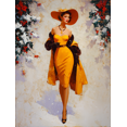 thumbnail image 1 of Elegant Lady Fashion Portrait Oil Painting Canvas Wall Art for Living Room Bedroom Dining Room Home Office Hotel Lobby, 1 of 8