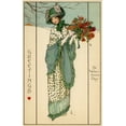 thumbnail image 1 of Elegant Lady Valentine Card Poster Print By Mary Evans Picture Librarypeter & Dawn Cope Collection, 1 of 4