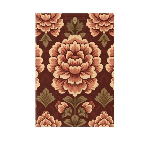 Elegant Large Flower Garden Flag 12X18 Double Sided Yard Flags for Outside Outdoor All Seasonal Decoration