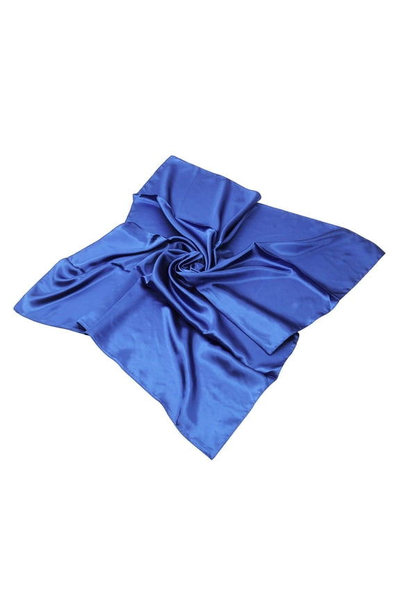 Elegant Large Silk Feel Solid Color Satin Square Scarf Wrap 36"