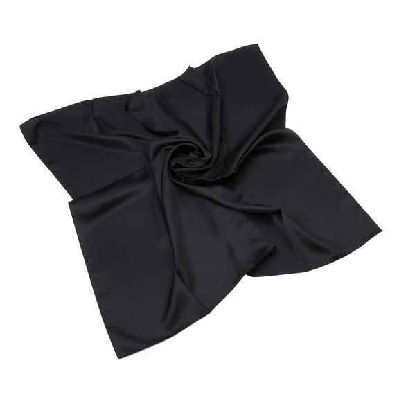 Elegant Large Silk Feel Solid Color Satin Square Scarf Wrap
