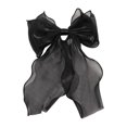 thumbnail image 1 of Large Hair Bow Clips for Women - Bright Silk Accessories with Long Tail French Hair Ribbons for Girls, 1 of 4