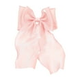 thumbnail image 1 of Elegant Large Silk Hair Bow Clips For Women And Girls Long Tail French Ribbon Bows Hair Accessories, 1 of 4
