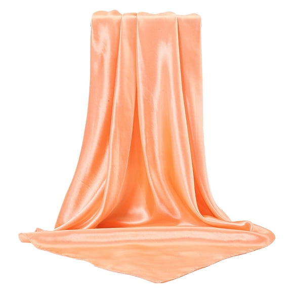 Elegant Large Square Satin Head Scarf Silk Hair Wrap Bandana For Women Fashion Accessory Sleeping Cap