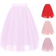 thumbnail image 1 of Elegant Layered Flowy Midi Skirt for Versatile Occasions with Comfortable Waistband Style Note, 1 of 3
