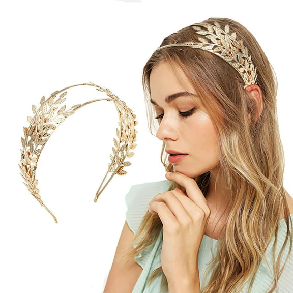 Elegant Leaf Bridal Headband Wedding Hair Accessory Fashionable Unique For Brides