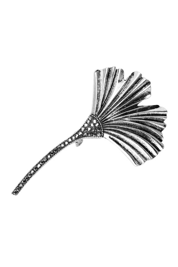 Elegant Leaves Brooch Safety Laple Pin Featuring Exquisite Artistic Ideal for Fashionable Women Chest Decoration