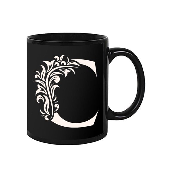 Elegant Letter C Design Mug Unisex's -Image by Shutterstock