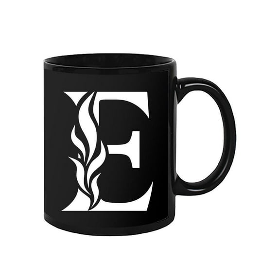 Elegant Letter E Mug Unisex's -Image by Shutterstock