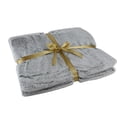 thumbnail image 1 of Elegant Light Gray Decorative Throw Blanket, 1 of 4