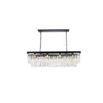 Urban Classic Sydney 12 light Matte Black Chandelier Clear Royal Cut Crystal