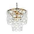 thumbnail image 1 of 1713D12LAB-Elegant Lighting-Debutante - 3 Light Pendant  Light Antique Brass Finish, 1 of 4