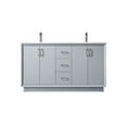 thumbnail image 1 of Elegant Lighting Vf19660d Hayes 60" Free Standing Double Basin Vanity Set - Grey, 1 of 7