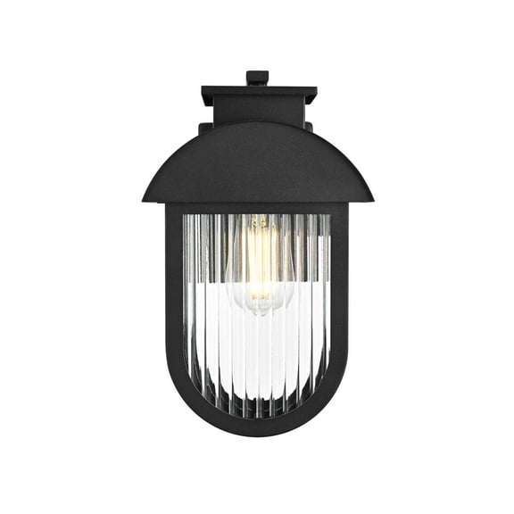 Elegant Lighting Albert 7" Outdoor Pendant In Black