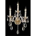thumbnail image 1 of Elegant Lighting Alexandria 13" 3 Light Royal Crystal Wall Sconce, 1 of 1