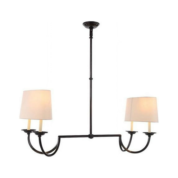 Elegant Lighting Avanti 16.5" 4 Light Island Light in Vintage Bronze