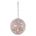 thumbnail image 1 of Elegant Lighting Cabaret 14" 5 Light Royal Crystal Pendant Lamp, 1 of 2