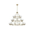 thumbnail image 1 of Elegant Lighting Cadence 48 Inch Three-Tier Chandelier In Satin Gold, 1 of 8