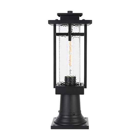 Elegant Lighting Cambria 7 inch Outdoor Pendant in Black