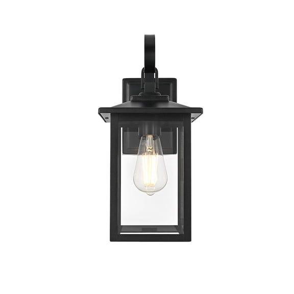 Elegant Lighting Carisle 7 Inch Outdoor Wall Sconce In Black