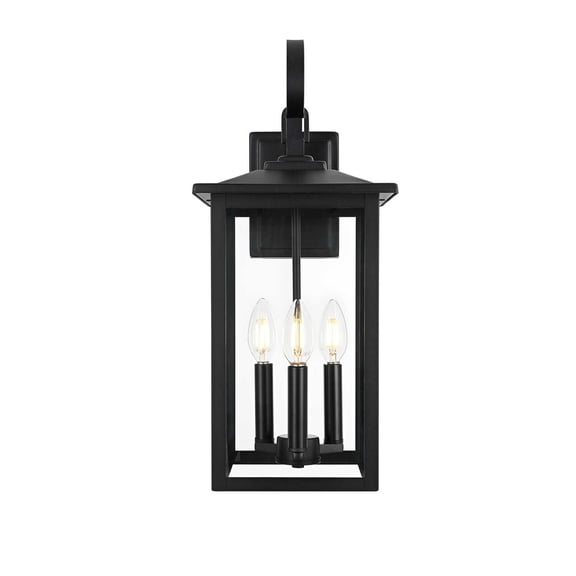 Elegant Lighting Carisle 7" Outdoor Pendant In Black