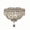 thumbnail image 1 of Elegant Lighting Century 12" 4 Light Royal Crystal Flush Mount, 1 of 2