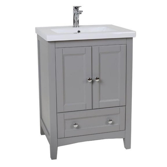 Elegant Lighting Danville 34" Bath Vanity in Medium Grey