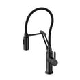 thumbnail image 1 of Elegant Kitchen & Bath FAK-304MBK Leonardo Single Handle Pull Down Sprayer Kitchen Faucet, Matte Black, 1 of 6