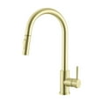 thumbnail image 1 of Elegant Kitchen & Bath FAK-306BGD Luca Single Handle Pull Down Sprayer Kitchen Faucet with Touch Sensor, Brushed Gold, 1 of 9