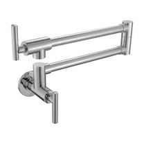 Elegant Lighting Gabriel Wall Mounted Pot Filler In Brushed Nickel
