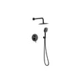 thumbnail image 1 of Elegant Kitchen & Bath FAS-9001MBK George Complete Shower Faucet System with Rough-in Valve, Matte Black, 1 of 10