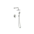 thumbnail image 1 of Elegant Kitchen & Bath FAS-9001BNK George Complete Shower Faucet System with Rough-in Valve, Brushed Nickel, 1 of 10