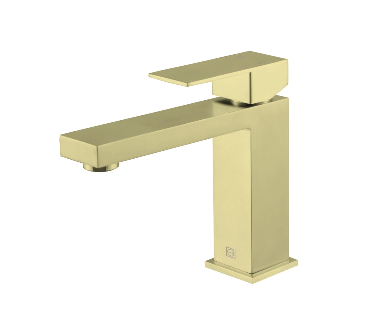 Jakob Brushed Gold Stainless Steel Single Handle Bathroom Faucet
