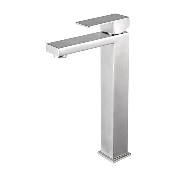 Elegant Kitchen & Bath FAV-1002BNK Jakob Single Hole Single Handle Bathroom Faucet, Brushed Nickel