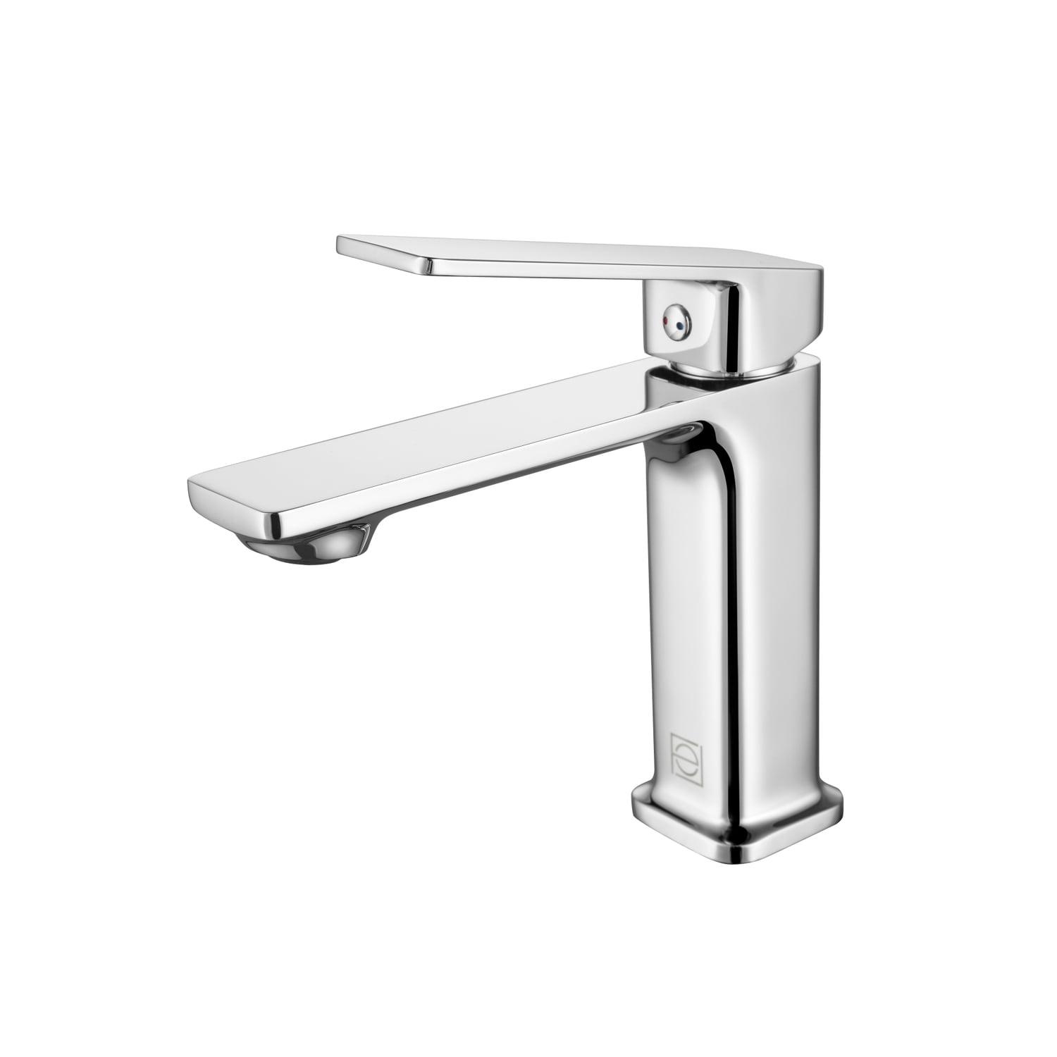 Lena Chrome Single-Handle Bathroom Faucet with Ceramic Valve