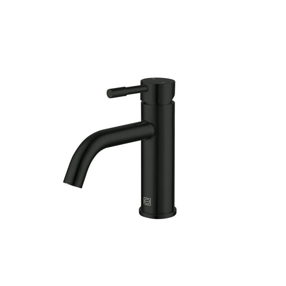 Elegant Lighting Victor Single Hole Single Handle Bathroom Faucet In Matte Black