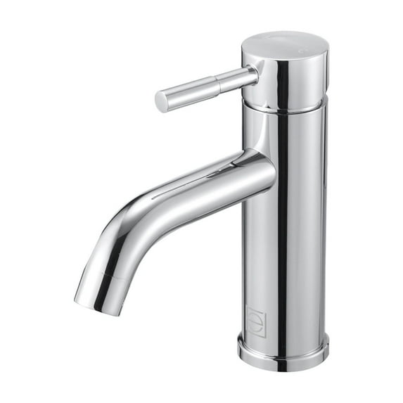 Elegant Lighting Victor Single Hole Single Handle Bathroom Faucet In Chrome