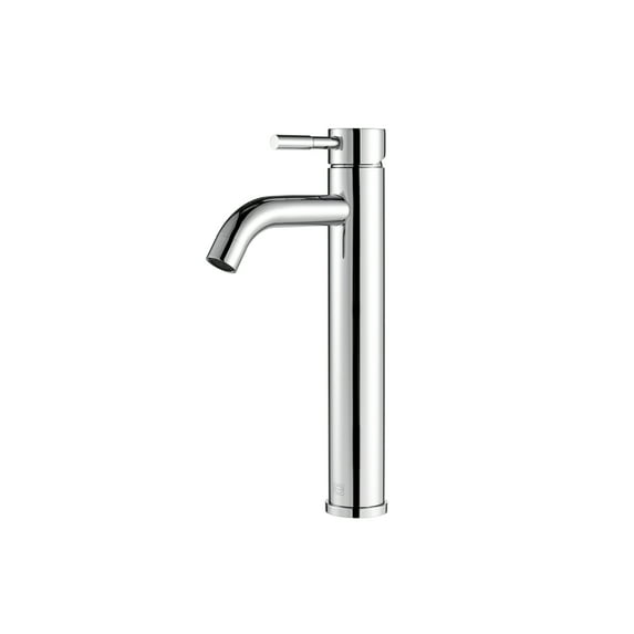 Elegant Lighting Victor Single Hole Single Handle Bathroom Faucet In Chrome