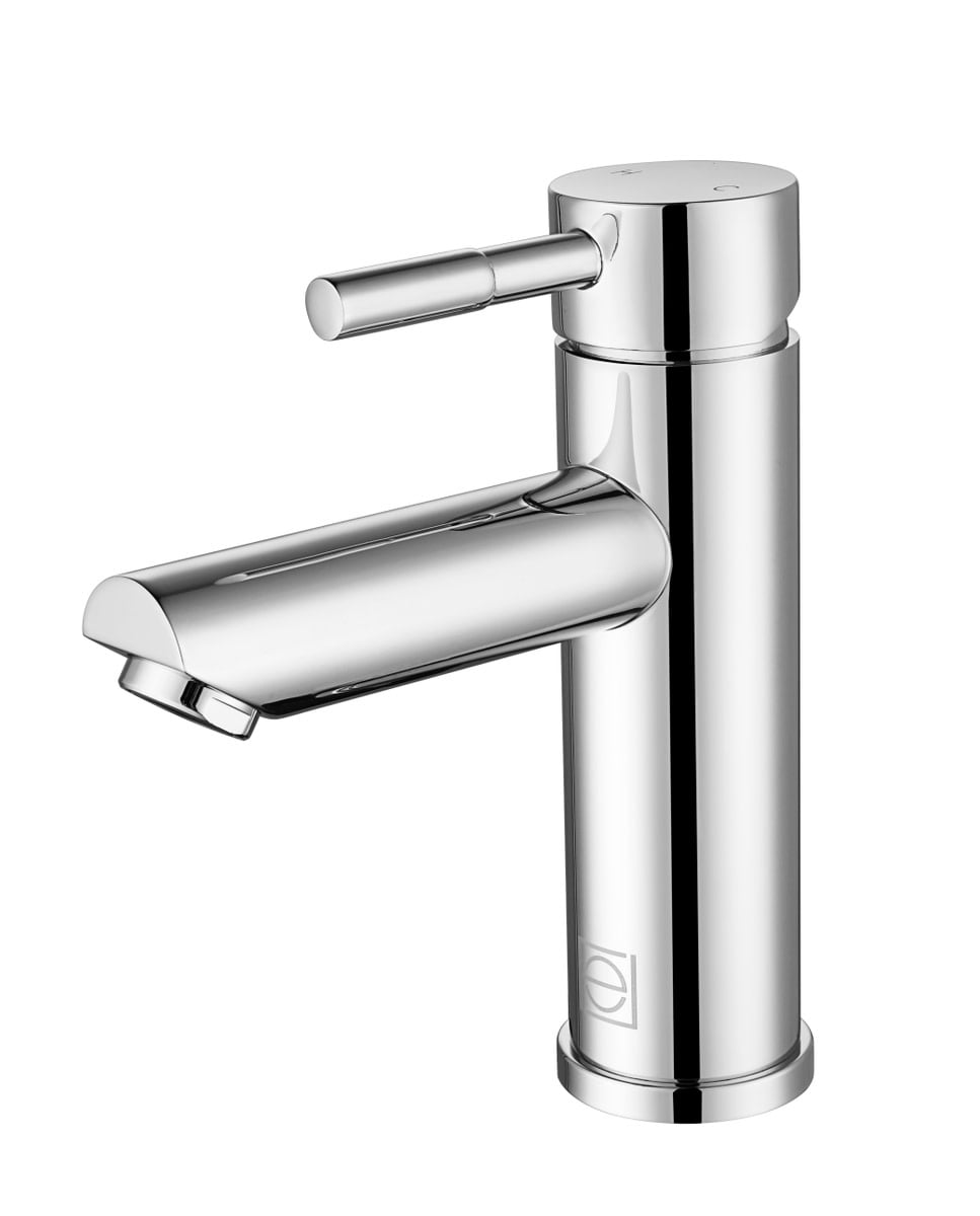 Mia Chrome Single-Handle Single-Hole Bathroom Faucet
