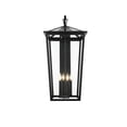 thumbnail image 1 of Elegant Lighting Frankford 16 Inch Outdoor Wall Sconce In Black, 1 of 8