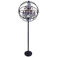 thumbnail image 1 of Elegant Lighting Geneva 72" 6 Light Royal Crystal Floor Lamp, 1 of 2
