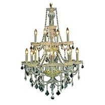 Elegant Lighting Giselle 28" 12 Light Royal Crystal Chandelier