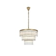 thumbnail image 1 of Elegant Lighting Harlow 32" Chandelier in Satin Gold, 1 of 8