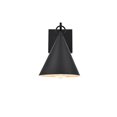 thumbnail image 1 of Elegant Lighting Hendrix 8 Inch Outdoor Wall Sconce In Black, 1 of 8